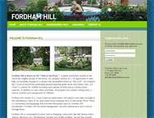 Tablet Screenshot of fordhamhill.com